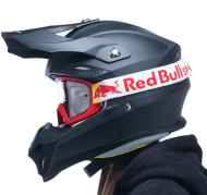 Ochelari motocross Spect Red Bull Whip Lentă simplă roșie transparentă