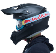 Motocross goggles Spect Red Bull Whip Singel lens blue clear