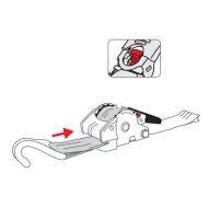 Ζώνες μεταφοράς μοτοσυκλέτας LAMPA 5x300 cm 60142