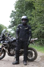 Αθλητικό καλοκαιρινό μπουφάν μοτοσικλέτας με αδιάβροχη μεμβράνη Modeka Yannik Air Μαύρο/Κίτρινο