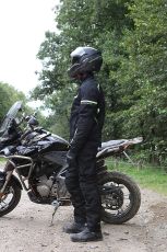 Αθλητικό καλοκαιρινό μπουφάν μοτοσικλέτας με αδιάβροχη μεμβράνη Modeka Yannik Air Μαύρο/Κίτρινο