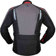 Μπουφάν μοτοσικλέτας για ταξίδια 4 εποχών Modeka Varus Μαύρο/Σκούρο γκρι