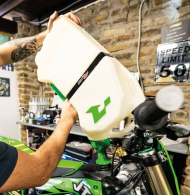 Φιάλη καυσίμου RACETECH R15 Φιάλη βενζίνης - Γρήγορη πλήρωση (Πράσινη)