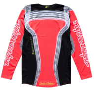 Mотокрос джърси TROY LEE DESIGNS SE PRO Stripes Jersey - Infra Red/Black