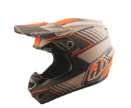 Cască Motocross TROY LEE DESIGNS GP Pro Segment - Gri deschis