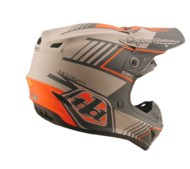 Cască Motocross TROY LEE DESIGNS GP Pro Segment - Gri deschis