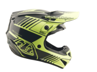 Cască Motocross TROY LEE DESIGNS GP Pro Segment - Galbenă