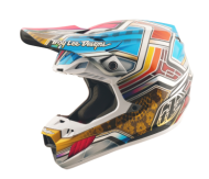 Cască Motocross TROY LEE DESIGNS SE5 Carbon Lowrider - Gri/Multicolor