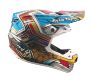 Cască Motocross TROY LEE DESIGNS SE5 Carbon Lowrider - Gri/Multicolor