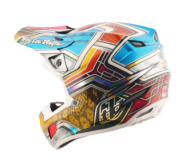 Cască Motocross TROY LEE DESIGNS SE5 Carbon Lowrider - Gri/Multicolor