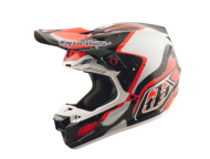 Cască Motocross TROY LEE DESIGNS SE5 Carbon Membrane - Negru/Roșu