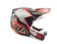 Cască Motocross TROY LEE DESIGNS SE5 Carbon Membrane - Negru/Roșu