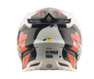 Cască Motocross TROY LEE DESIGNS SE5 Carbon Membrane - Negru/Roșu