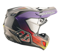 Cască Motocross TROY LEE DESIGNS SE5 Carbon Stripes - Negru/Violet