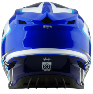 Cască motocross pentru copii TROY LEE DESIGNS GP Shutter - Albastră/Alb