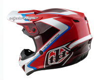 Cască motocross pentru copii TROY LEE DESIGNS GP Shutter - Roșu/Alb