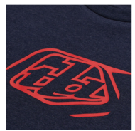 Παιδικό μπλουζάκι TROY LEE DESIGNS Badge - Μπλε σκούρο