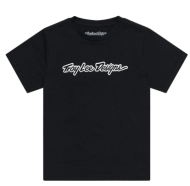 Παιδικό T-shirt TROY LEE DESIGNS Signature - Μαύρο