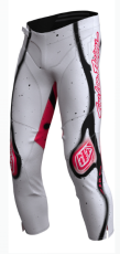 TROY LEE DESIGNS GP Pro Membrane Kids Motocross Breeches - White/Infra Red