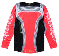 Kids motocross jersey TROY LEE DESIGNS SE PRO Stripes Jersey - Infra Red/Black