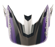 Helmet Visor TROY LEE DESIGNS SE5 Carbon Stripes - Black/Purple