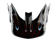 Helmet Visor TROY LEE DESIGNS SE5 Carbon Torched - Black/Rouge