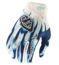 Motocross gloves TROY LEE DESIGNS Air - Torched White/Blue