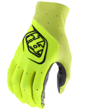 Motocross gloves TROY LEE DESIGNS SE Ultra Gloves - Solid Neon Yellow/Grey