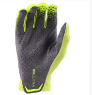 Motocross gloves TROY LEE DESIGNS SE Ultra Gloves - Solid Neon Yellow/Grey