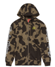 Суитшърт TROY LEE DESIGNS Zip Up Branded - Olive Camo