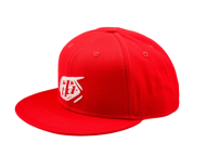 Шапка TROY LEE DESIGNS Flat Bill Snapback Badge - RED