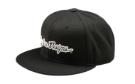 Шапка TROY LEE DESIGNS Flat Bill Snapback Signature - BLACK