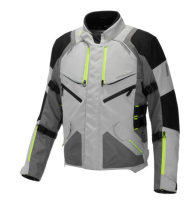Μπουφάν μοτοσικλέτας ADRENALINE BERGEN PPE Γκρι/Κίτρινο