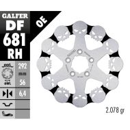 Πίσω δίσκος φρένων Galfer WAVE SKULL DESIGN FIXED 292x6,4mm DF681RH