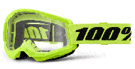 Παιδικά γυαλιά μοτοκρός 100% STRATA2 Neon Yellow