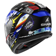 Helmet SHARK D-SKWAL 3 STREETRUSH BLACK/BLUE/RED/WHITE