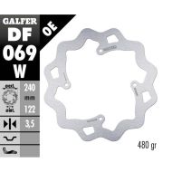 Заден спирачен диск Galfer WAVE FIXED  DISC WAVE FIXED 240x3,5mm DF069W