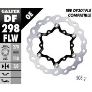 Disc frana spate flotant Galfer WAVE FLOTANT (C. STEEL) 270x3mm DF298FLW