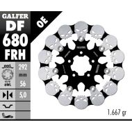 Floating Front Brake Disc Galfer WAVE SKULL DESIGN FLOATING (C. STEEL) 292x5mm DF680FRH