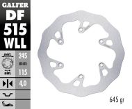 Disc de frână spate Galfer WAVE FIX SOLID 245X5MM DF515WLL