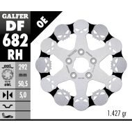 Disc frana spate Galfer WAVE SKULL DESIGN FIX 292x5mm DF682RH