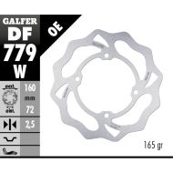 Преден/Заден спирачен диск Galfer WAVE FIXED  DISC WAVE FIXED 160x2,5mm DF779W