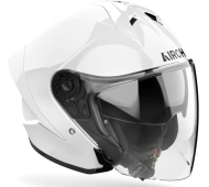 Κράνος σκούτερ AIROH H21 ΛΕΥΚΟ ΓΥΑΛΙΣΤΕΡΟ