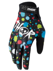 Mănuși motocross pentru copii LAUNCHMODE SPLAT BLACK