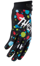 Mănuși motocross pentru copii LAUNCHMODE SPLAT BLACK