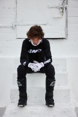 Motocross gloves ONE INDUSTRIES V-197 ICE WHITE