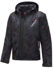 Υφασμάτινο μπουφάν μοτοσικλέτας ADRENALINE FREEDOM ΜΑΥΡΟ/ΚΑΜΠΟΥΚΑΛ