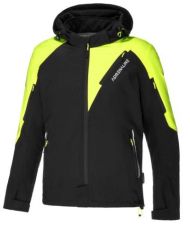 Υφασμάτινο μπουφάν μοτοσικλέτας ADRENALINE FREEDOM ΜΑΥΡΟ/ΚΙΤΡΙΝΟ