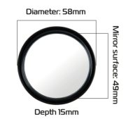 Καθρέφτες τυφλού σημείου OXFORD - 2 τεμάχια