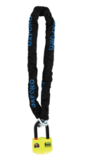 Κλειδαριά δίσκου OXFORD Boss Alarm 14 mm, συμπεριλαμβανομένης αλυσίδας 12 mm x 1,5 m